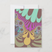 Bruine regenboogmod kaart (Achterkant)