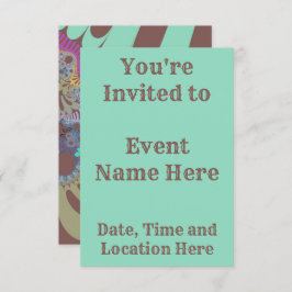 Bruine regenboogmod kaart