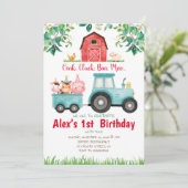 Bruine rode landbouwhuisdieren op zaterdag kaart (Staand voorkant)