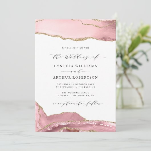 bruine roze en goudbruine bruinkool kaart (Staand voorkant)