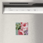  bruine roze rozen magneet (Insitu (Vaatwasser))