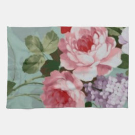  bruine roze rozen theedoek