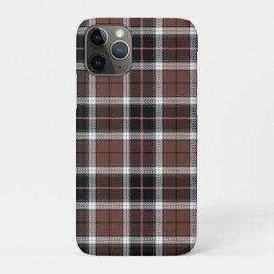 Bruine ruit iPhone 11 pro hoesje