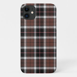 Bruine ruit iPhone 11 hoesje