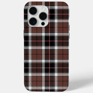 Bruine ruit iPhone 15 pro max hoesje