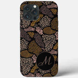 Bruine Safari Dierenprint iPhone 13 Pro Max Hoesje