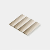 Bruine schaduwstrepen post-it® notes (Schuin)