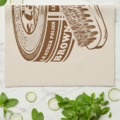 Bruine schoen polish tin theedoek (Gevouwen)