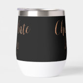 Bruine Script Vastgestelde Chocolade Liefhebber (Rechts)