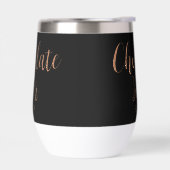 Bruine Script Vastgestelde Chocolade Liefhebber (Links)