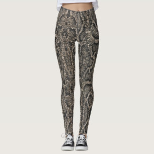 bruine slang  leggings