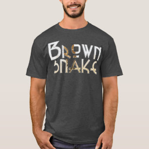 Bruine slang t-shirt