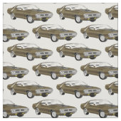 Bruine spierweefsel stof (Swatch)