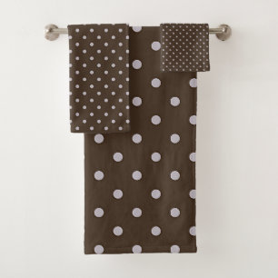 Bruine Stip Cadeau Bad Handdoek