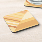 Bruine strepen bier onderzetter (Linkerzijde)