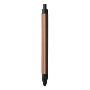 Bruine strippen zwarte inkt pen