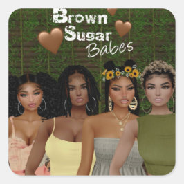 Bruine Sugar Babes Stickers 13