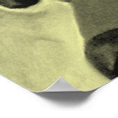 Bruine suiker herzien poster (Hoek)