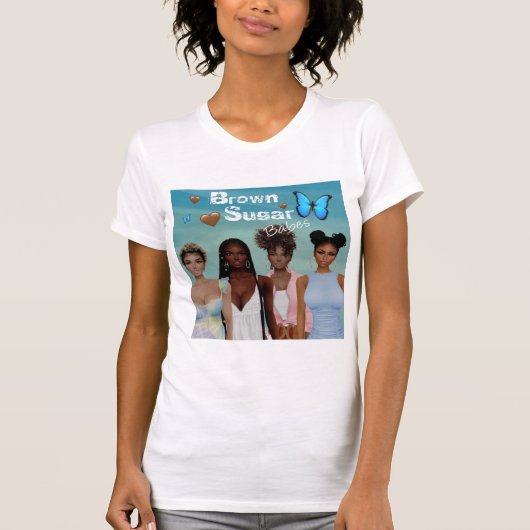 Bruine suikerbabes T-Shirt 6 (Voorkant)