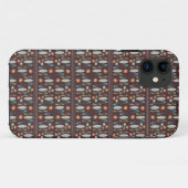 Bruine surfplanken Case-Mate iPhone case (Achterkant (horizontaal))