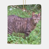 Bruine tablet in openlucht keramisch ornament (Links)