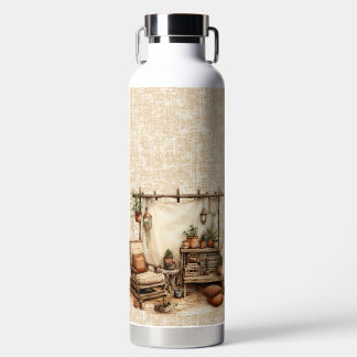 BRUINE TAN EARTH TONED BOHO SETTING WATERFLES