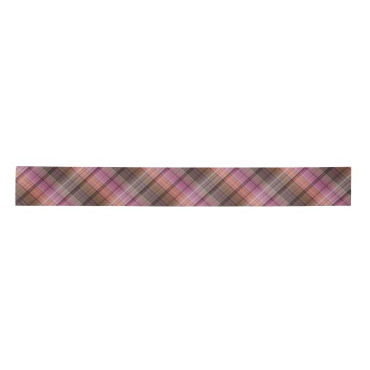 Bruine tartan lint (Voorkant)