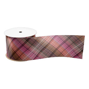 Bruine tartan lint