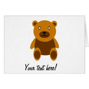 Bruine teddybeer clipart