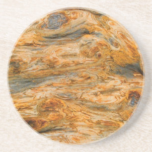 Bruine tinten natuurlijke boom schors patroon text zandsteen onderzetter