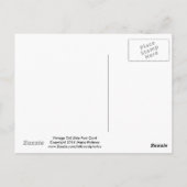 bruine tonnagebelastingkaart briefkaart (Achterkant)