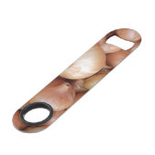 Bruine uien speed flessenopener (Voorkant Gekanteld)