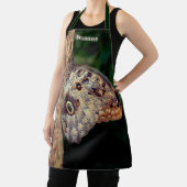 Bruine uil vlinder gepersonaliseerd schort (Insitu)