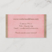  bruine Visitekaartjes (Achterkant)