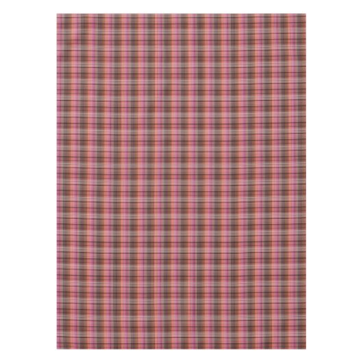 Bruine vlecht. tafelkleed (Voorkant)