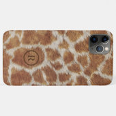 Bruine vlekken tijger faux bont patroon Case-Mate iPhone case (Achterkant (horizontaal))