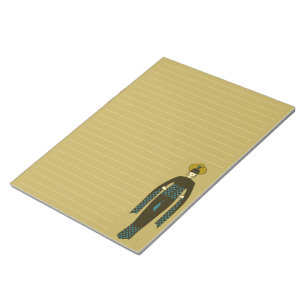  bruine vrouw in Turban - Turkije - Art Nouveau Notitieblok