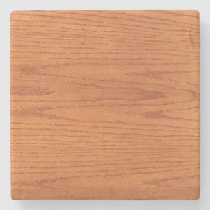 Bruine Woodgrain Square Onderzetter