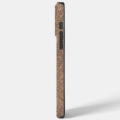 Bruine zeemleder textuur print Case-Mate iPhone case (Achterkant / Links)