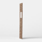 Bruine zeemleder textuur print Case-Mate iPhone case (Achterkant / Rechts)