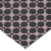 bruine zwarte polka dot check pattern mode tafelkleed (Gekanteld)