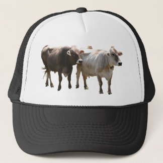 Bruine Zwitserse koeien Trucker Pet