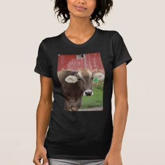 Bruine Zwitserse kool T-shirt