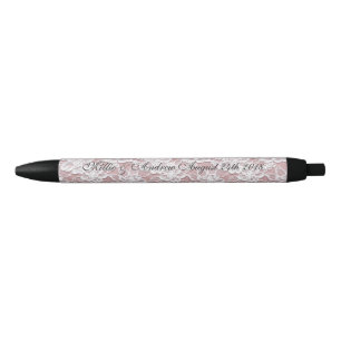 bruininkepen monteren roze zwart cadeau zwarte inkt pen