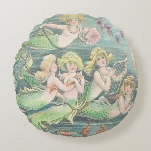 bruinkoolbrij, een zeemeermin rond kussen