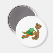 bruinschildpad magneet (Voorkant / Achterkant)