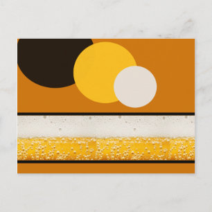 Bruisen van bier briefkaart