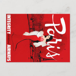 Bruisend in Parijs Briefkaart