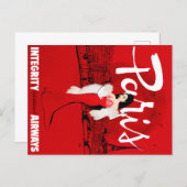 Bruisend in Parijs Briefkaart (Voorkant / Achterkant)