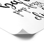 Bruisende Bar  8x10 Trouw Teken Poster (Hoek)